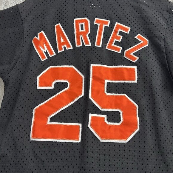 Vintage Majestic Jersey Mens Small Baltimore Orioles Mesh MLB Custom #25 Martez - Picture 8 of 8